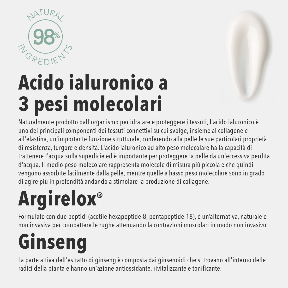 CREMA CONTORNO OCCHI ACIDO IALURONICO