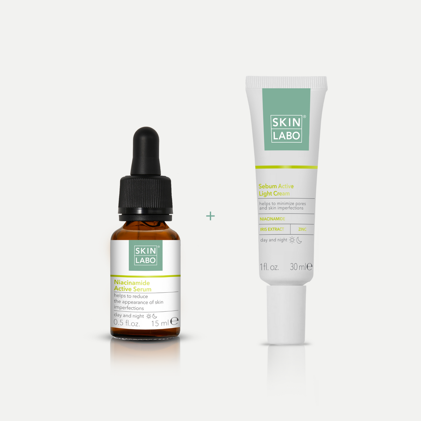 Siero Attivo Niacinamide + Crema Attiva Seboregolatrice